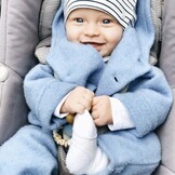 Sock Ons Sokkenhouders voor Baby's - Lichtblauw - 0-6 Maanden