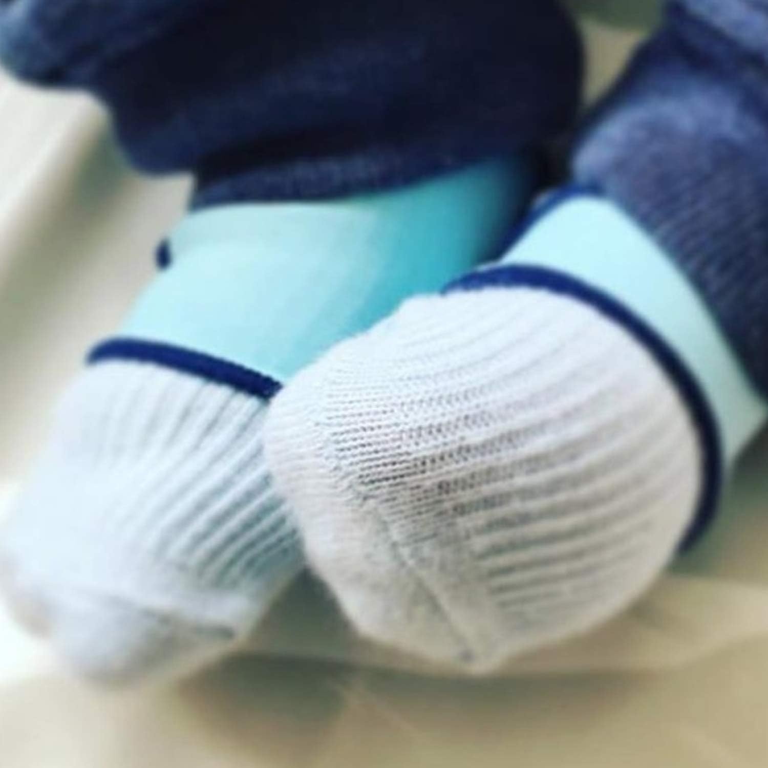 Sock Ons Sokkenhouders voor Baby's - Lichtblauw - 0-6 Maanden