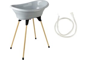 Babybadje Vasco Grijs met standaard - 47% Korting