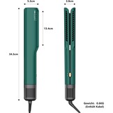 PARWIN PRO BEAUTY Air Stijltang, ionische stijltang, droog en nat, zonder verwarmingsplaten, geen schade door hitte, voor lang haar en lang haar (35 - 75 cm)