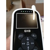 GHB Babyfoon met camera, video, babymonitor, 2,4 GHz intercomfunctie, ECO-modus, lange accuduur, nachtzicht, temperatuursensor, slaapliedjes