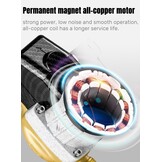 DC 24 V automatische booster-waterpomp, 80/100/150 W, permanente magneet, variabele drukregelaar, verwarmingsbuis, kraan voor thuis, wastafel, keuken