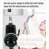 DC 24 V automatische booster-waterpomp, 80/100/150 W, permanente magneet, variabele drukregelaar, verwarmingsbuis, kraan voor thuis, wastafel, keuken