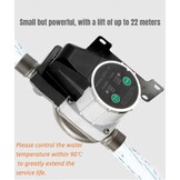 DC 24 V automatische booster-waterpomp, 80/100/150 W, permanente magneet, variabele drukregelaar, verwarmingsbuis, kraan voor thuis, wastafel, keuken