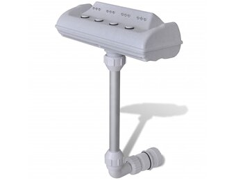 Zwembad waterval fontein met LED