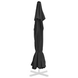 vidaXL Vervangingsdoek voor parasol 500 cm zwart