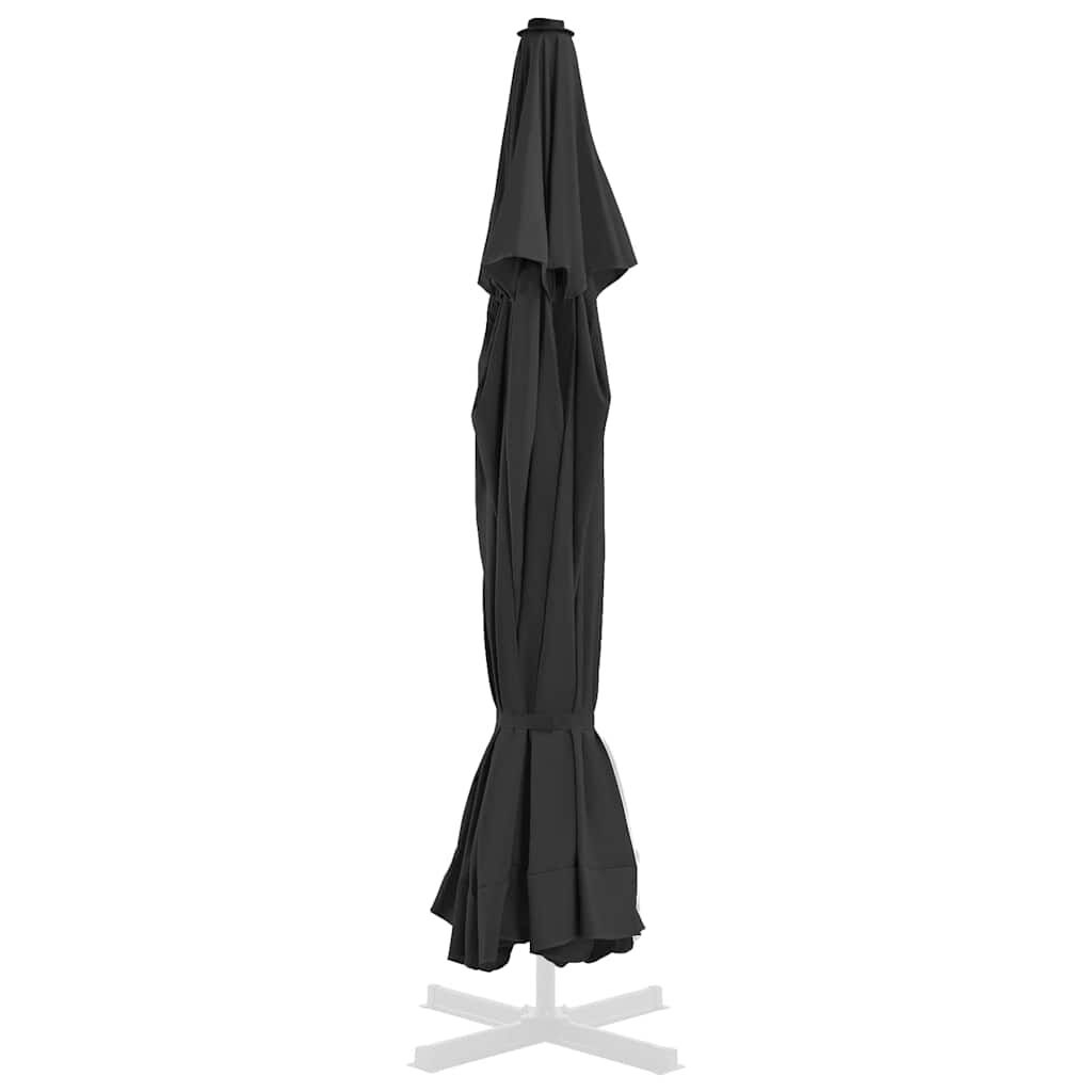 vidaXL Vervangingsdoek voor parasol 500 cm zwart