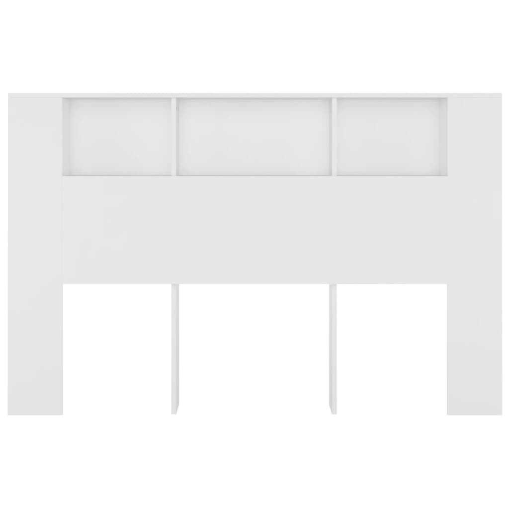 vidaXL Hoofdbordkast 160x18,5x104,5 cm wit