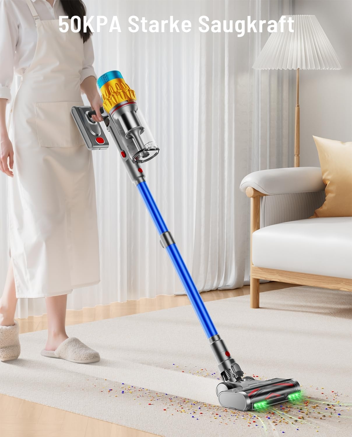 Draadloze Accustofzuiger 600W, 50kPa - 54% Korting!