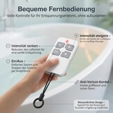 Badkuip, spa-mat, bubbelbad, bubbelmat, whirlpool, badmat met kussen, draagbaar, 6 snelheden, voor thuisontspanning, anti-slip zuignappen