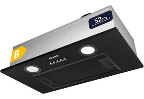 Zwarte Inbouw Afzuigkap CBCB5913A 52cm - 65% Korting!