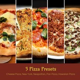 Elektrische pizzaoven – 6 programma's, 1700 W, max. 450 °C, geschikt voor 32 cm pizza's – 5-in-1 multifunctioneel: pizza, grillen, warmhouden, bakken en koken (Black)