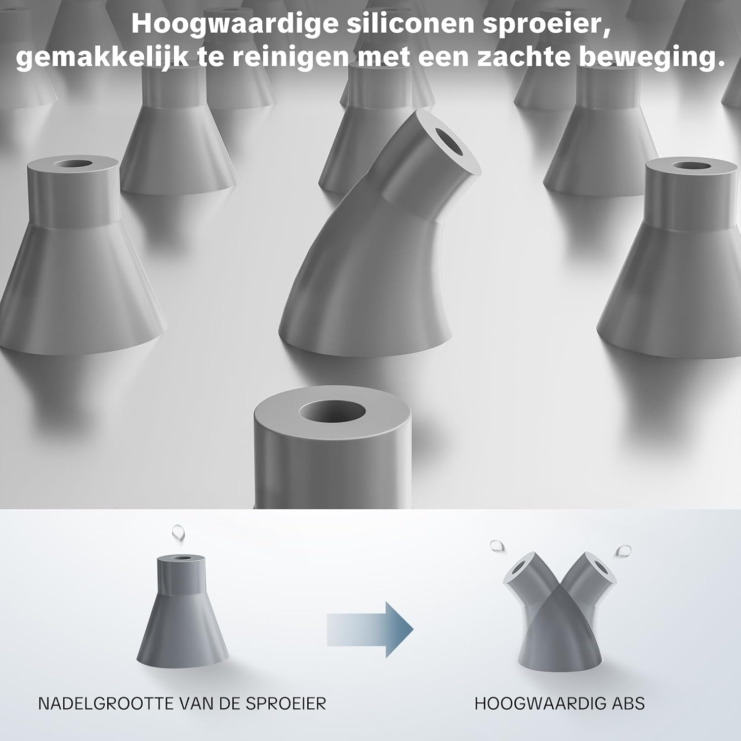 OFFO Regen Douche Zonder Montageset, Chroom, Hoogteverstelbaar en 1,6 m Kinkvrije Doucheslang, Douchesysteem voor de Douche met Engelse Handleiding, 30 x 30 cm Vierkante RVS Doucheset