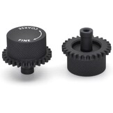ARO Espresso Aluminium slijpmachine instelwijzerplaat voor Eureka Mignon | Aluminium wijzerplaat voorplaat | Massief aluminium knop | Moeiteloze maalaanpassingen