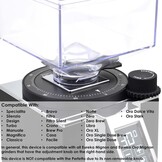 ARO Espresso Aluminium slijpmachine instelwijzerplaat voor Eureka Mignon | Aluminium wijzerplaat voorplaat | Massief aluminium knop | Moeiteloze maalaanpassingen