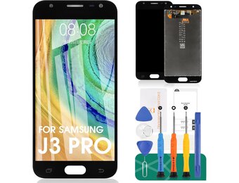 LCD Scherm met Touchscreen voor Samsung J3 2017 (Zwart) - 74% Korting