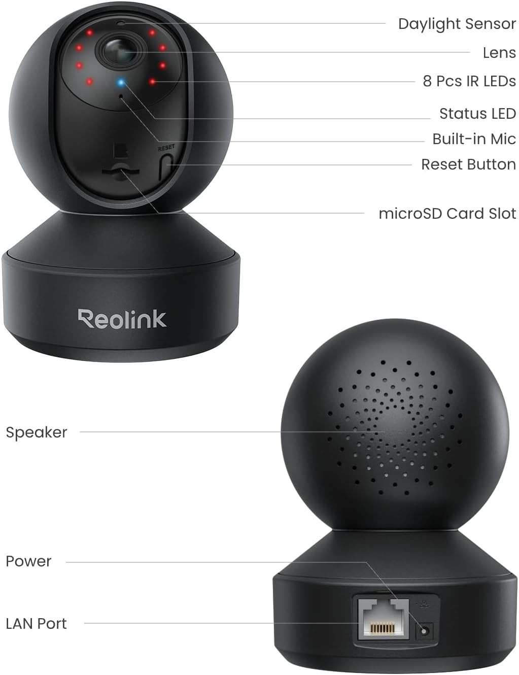 Binnencamera 3K 5MP PT Auto-Tracking, 34% Korting