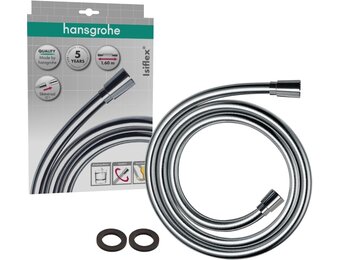 Universele Doucheslang 1,60m Chroom - Anti-Knik & Verdraaibeveiliging (32% Korting)