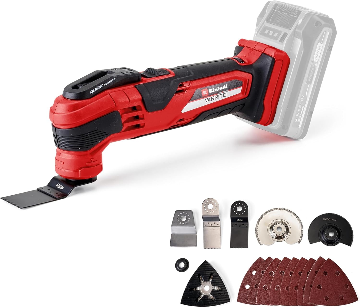 Einhell Accu Multitool 18V Power-X-Change - 34% Korting