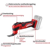 Einhell Accu Multitool 18V Power-X-Change - 34% Korting