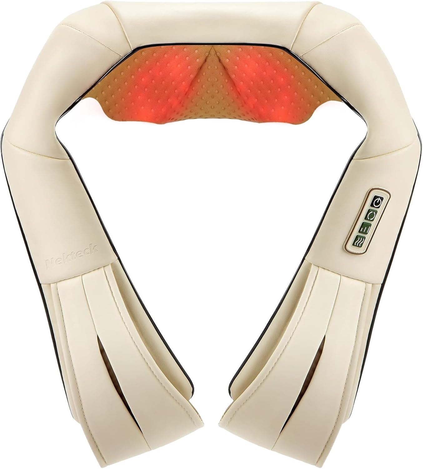 Shiatsu Massagekussen Nek & Schouder - Beige - 34% Korting