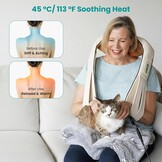 Shiatsu Massagekussen Nek & Schouder - Beige - 34% Korting