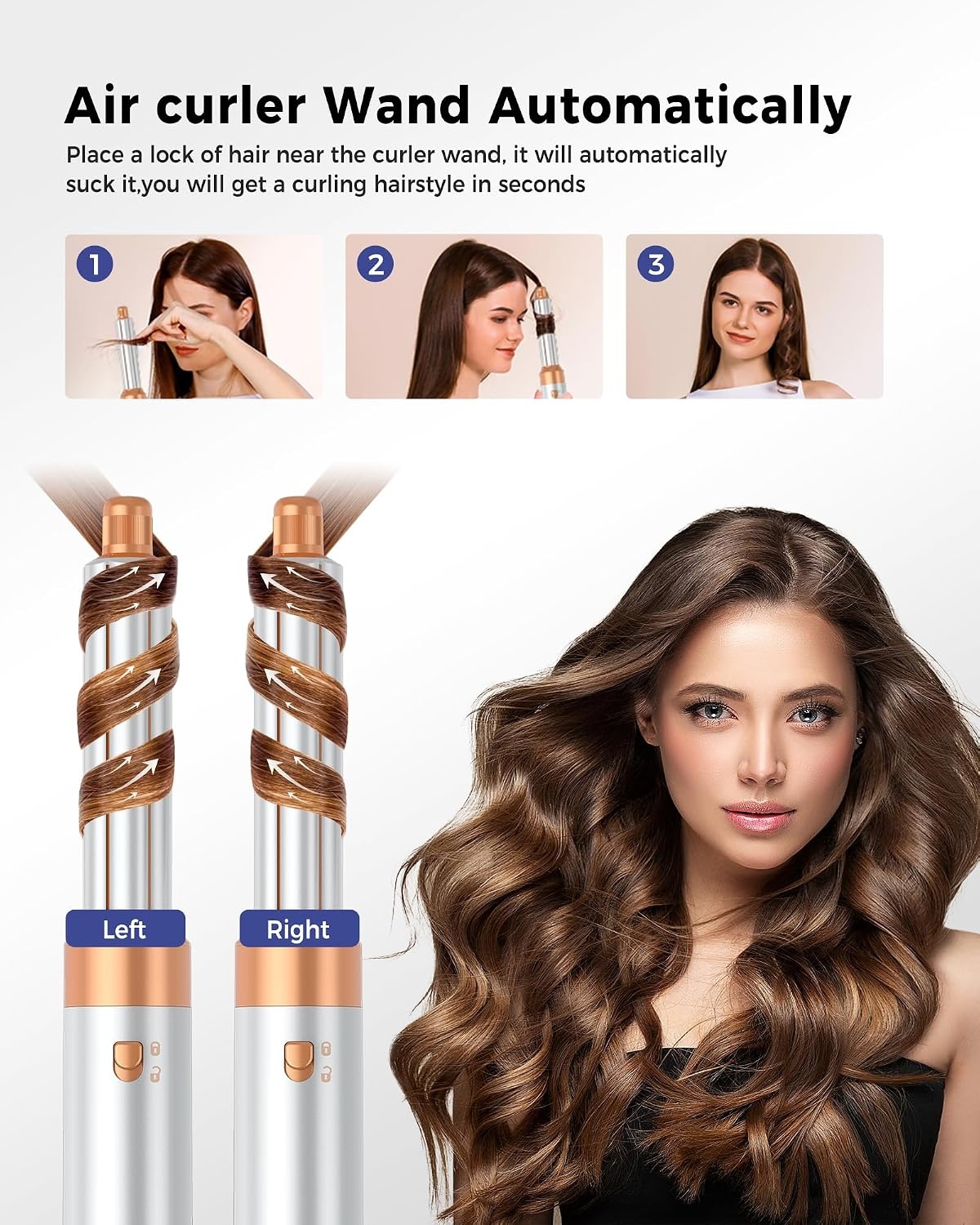 6-in-1 Air Styler Multistyler met Föhnborstel & Krultang - 29% Korting