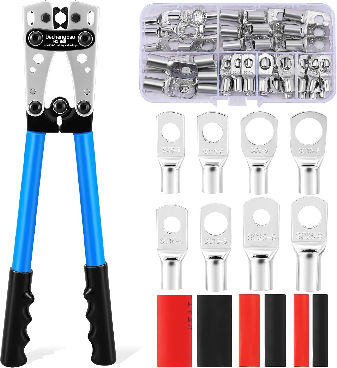 Krimptang HX-50B voor Accukabelschoenen - 6-50 mm² | 33% Korting