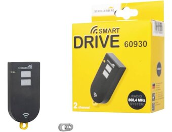 Draadloze Handzender Garagedeur Smart DRIVE 2-Kanaals 868,4 MHz Antraciet - 33% Korting