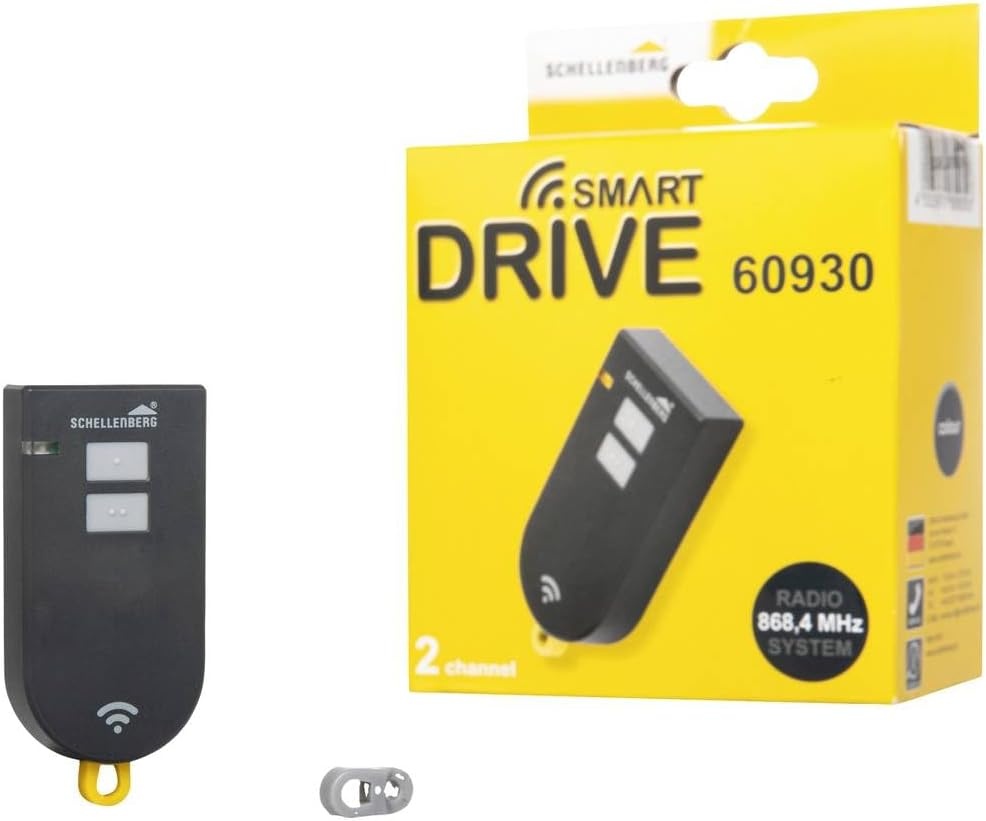 Draadloze Handzender Garagedeur Smart DRIVE 2-Kanaals 868,4 MHz Antraciet - 33% Korting