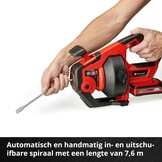 Accu Afvoerontstopper 7.6m Spiraal - 54% Korting
