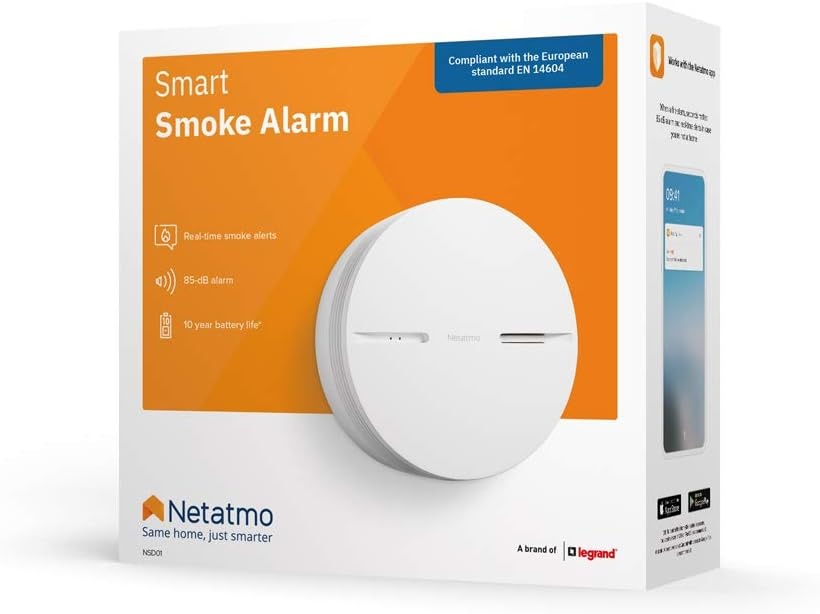 Intelligente Rookmelder Netatmo | 10 Jaar Batterij | 34% Korting