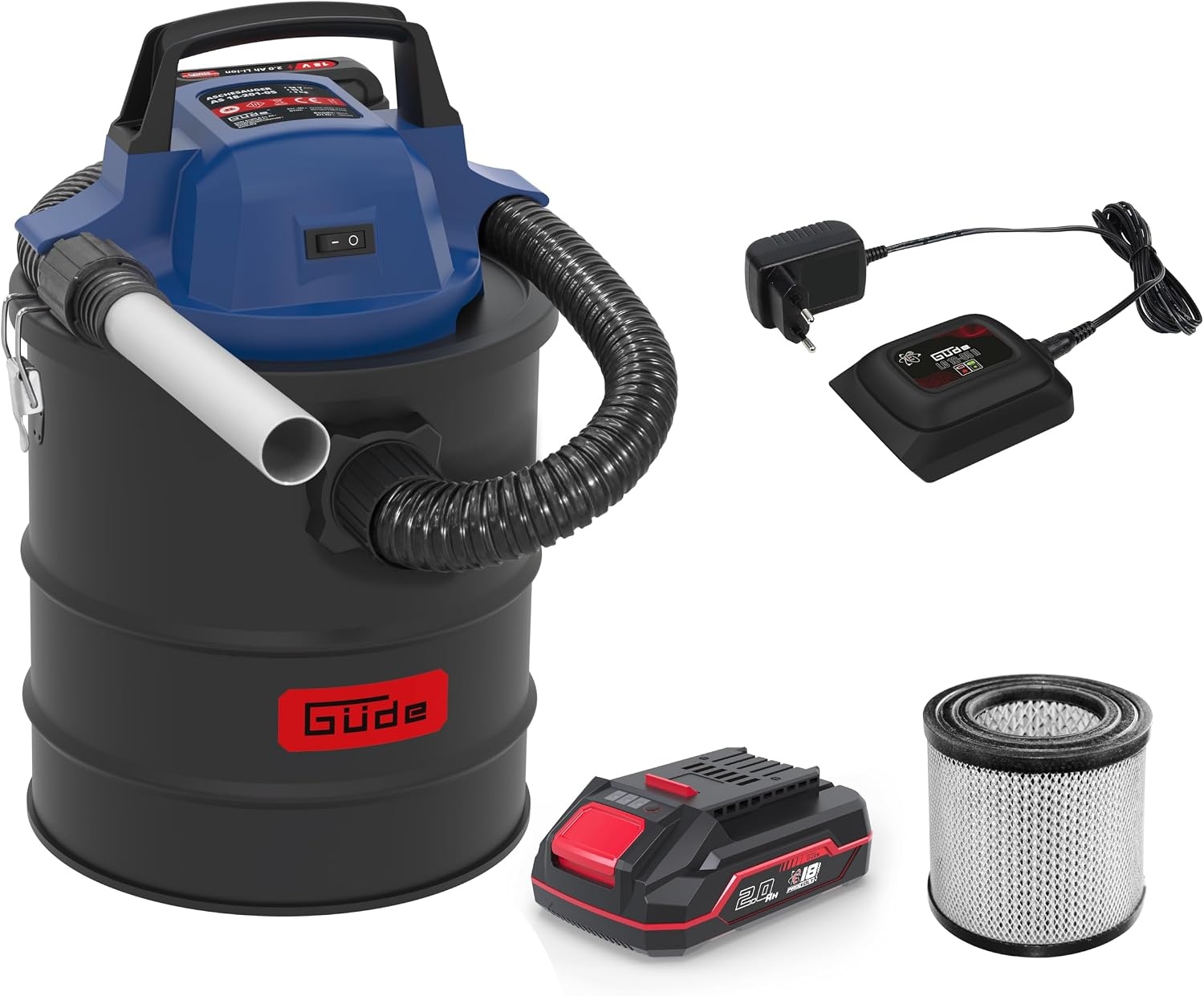 Accu Aszuiger AS 18-201-05: 18V, 15L, HEPA Filter - 54% Korting!