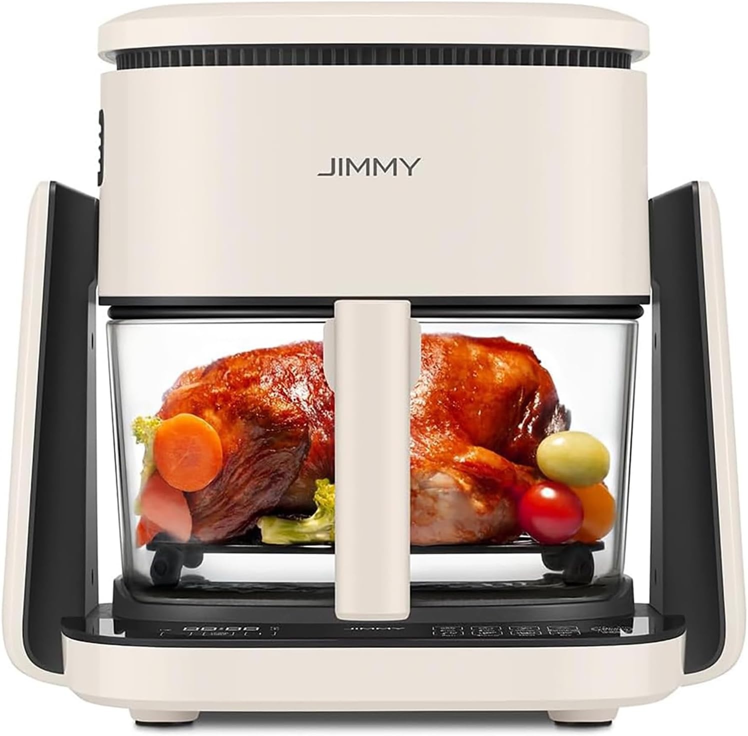 4L Airfryer Beige - 2-in-1 met Grillplaat | 1100W | HD-Touchscreen - 34% Korting