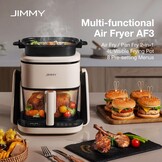 4L Airfryer Beige - 2-in-1 met Grillplaat | 1100W | HD-Touchscreen - 34% Korting