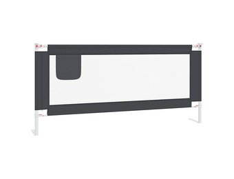 VidaXL Bedhekje Peuter 200x25cm Donkergrijs - 34% Korting