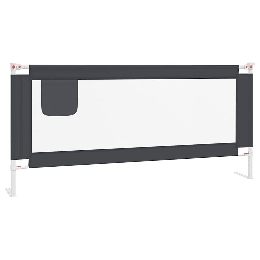 VidaXL Bedhekje Peuter 200x25cm Donkergrijs - 34% Korting