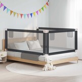 VidaXL Bedhekje Peuter 200x25cm Donkergrijs - 34% Korting