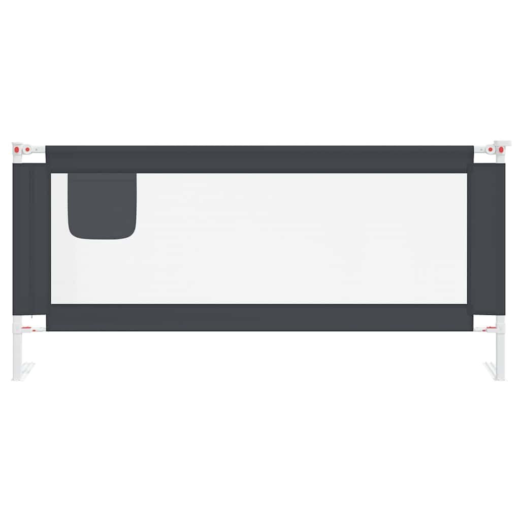 VidaXL Bedhekje Peuter 200x25cm Donkergrijs - 34% Korting