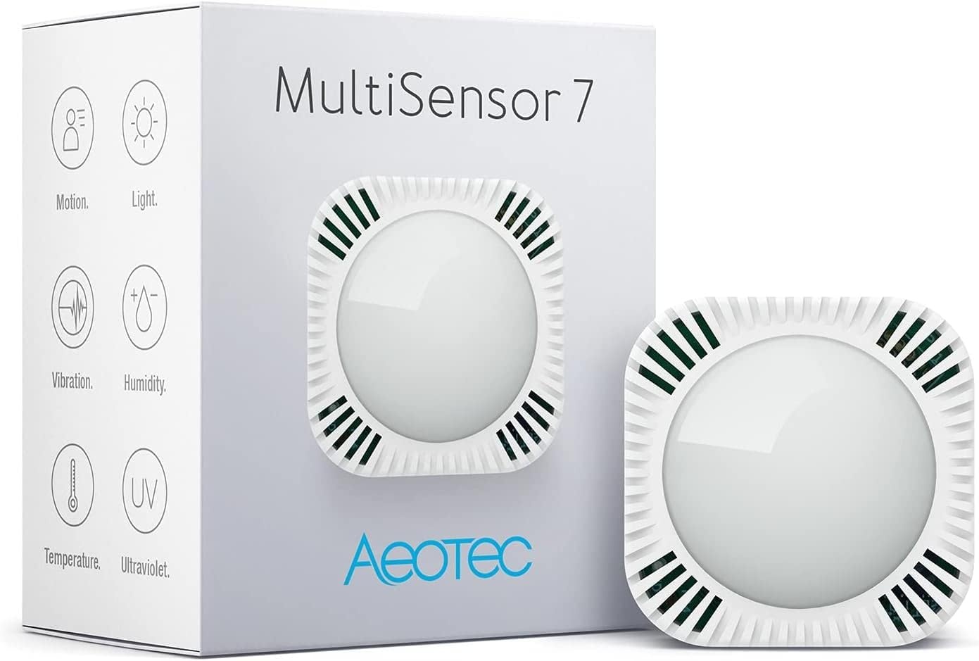 Multisensor 6-in-1: Beweging, Temperatuur, Licht, Vochtigheid, UV, Trilling - Z-Wave Plus 34% Korting