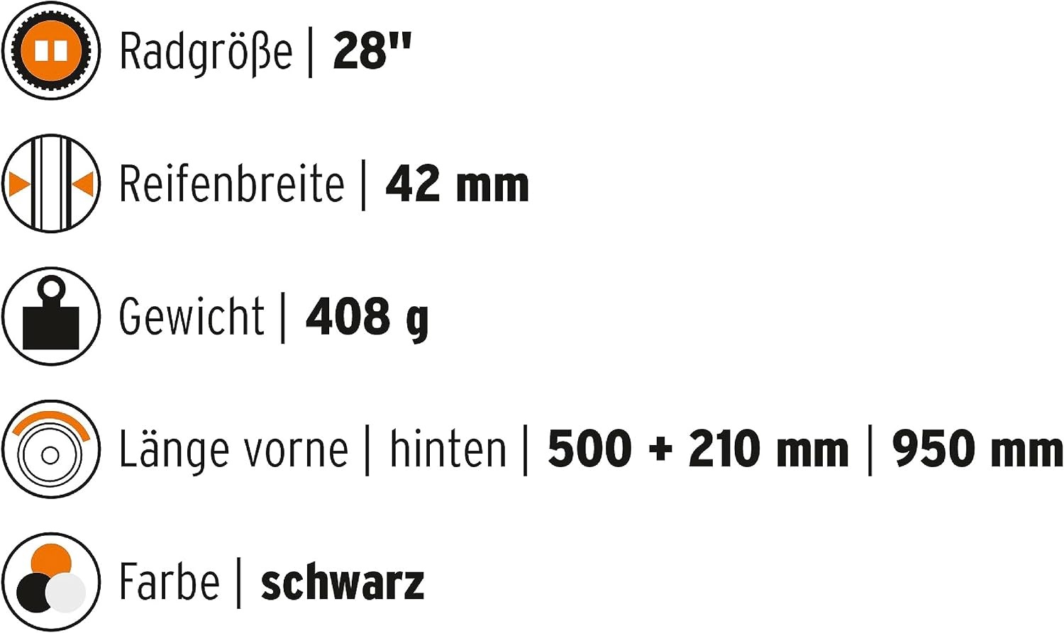 Spatbordenset SKS Speedrocker 28" 42mm banden - Nu met 34% korting!