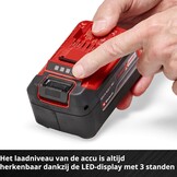 Accu Starterset 18V 5,2 Ah + 3A Snellader - 34% Korting