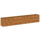Verhoogde Plantenbak Cortenstaal 385x50x69 cm - 54% Korting