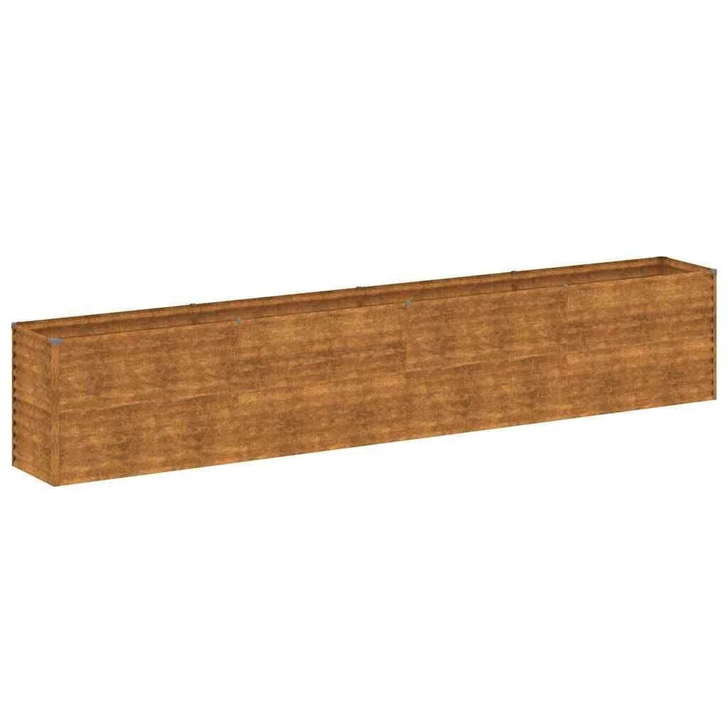 Verhoogde Plantenbak Cortenstaal 385x50x69 cm - 54% Korting