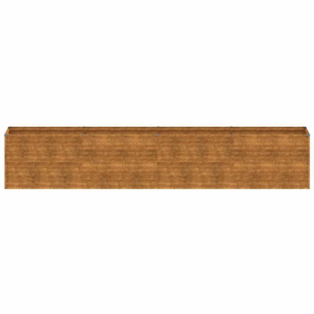 Verhoogde Plantenbak Cortenstaal 385x50x69 cm - 54% Korting