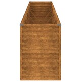 Verhoogde Plantenbak Cortenstaal 385x50x69 cm - 54% Korting