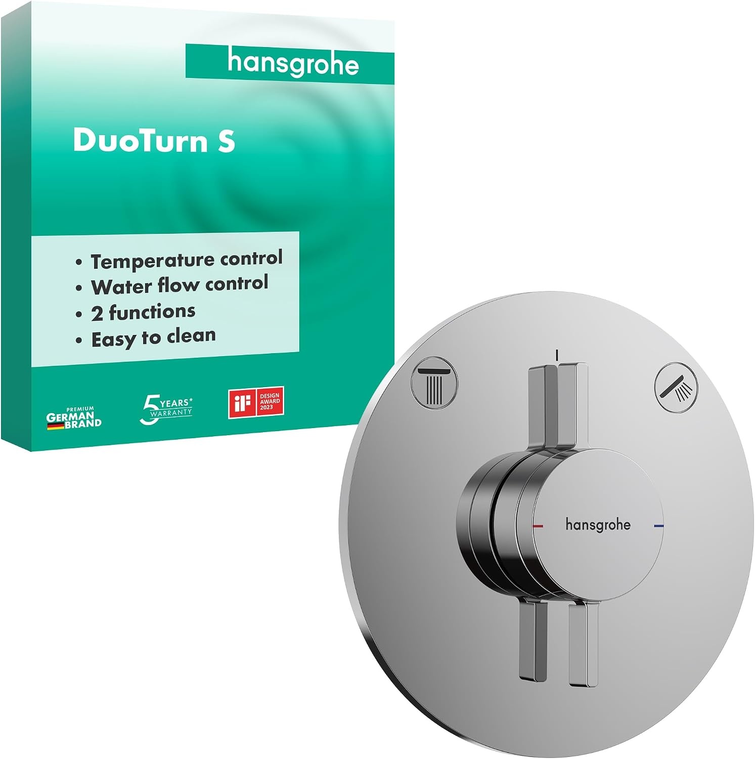 Hansgrohe DuoTurn S Inbouwmengkraan 2 Functies Rond Chroom - 54% Korting!