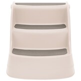 Hondentrap 3 treden crèmekleur 50x38x38 cm Kunststof - 34% Korting!