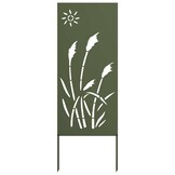 VidaXL Tuin Privacy Scherm Olijfgroen 50x140cm Staal - 59% Korting!