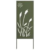 VidaXL Tuin Privacy Scherm Olijfgroen 50x140cm Staal - 59% Korting!